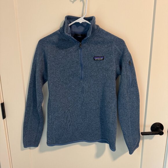 Patagonia Better Sweater 1/4-Zip Fleece, Blue, Size Small - Picture 2 of 6